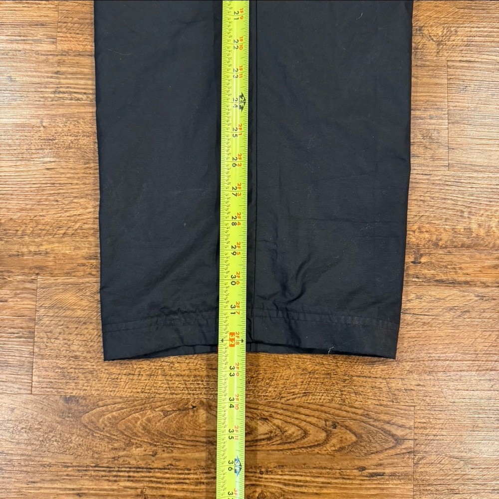 Vintage Y2K Nike Black Striped Baggy Skate Packable Track Pants Sweatpants Men M - Picture 10 of 12